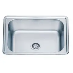 KLIPEN - Lavaplatos Sobrecubierta 1 Cubeta(s) 63.5x25x46.5 Acero inoxidable