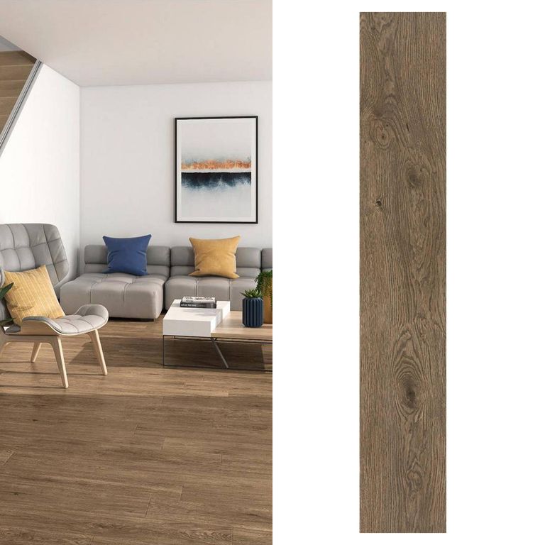 Porcelanato 20x120 cm Tree Marrón 1.68 m2