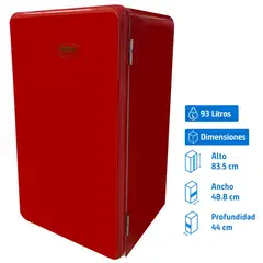 MAIGAS - Frigobar 93 Litros Rojo HS-121LR