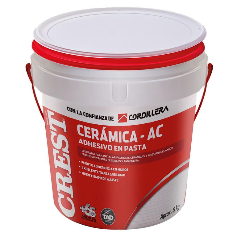 Adhesivo Cerámica Ac Muro Superficie Flexible 6 kg