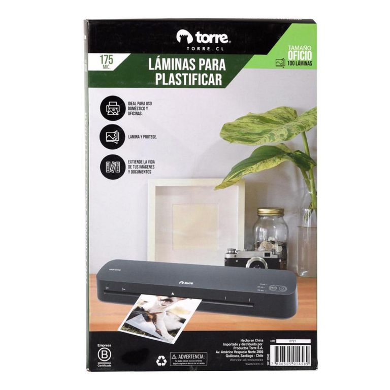 Fundas Para Plastificar Oficio 175 Micras 100 Unidades