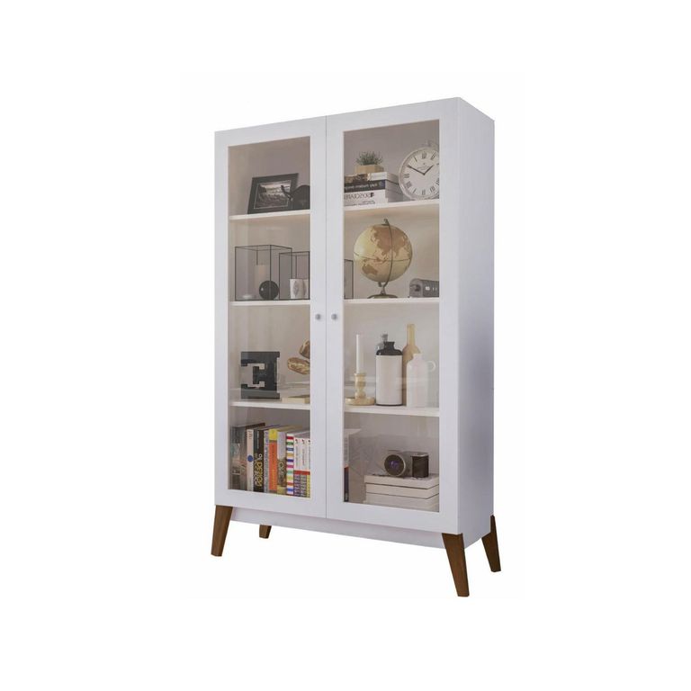 Vitrina 2 puertas blanca Amber