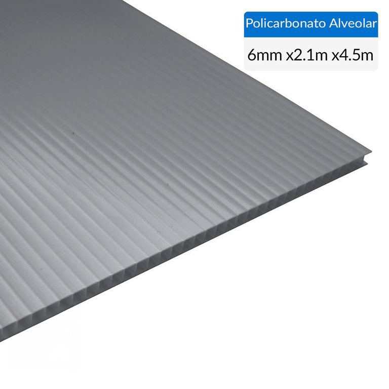 Polishade 2 UV Policarbonato 0.6 cm 210x450 cm Gris