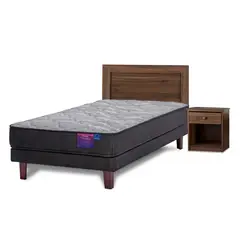 FLEX - Cama Europea Therapedic plus 1,5 pl box + set Asturias