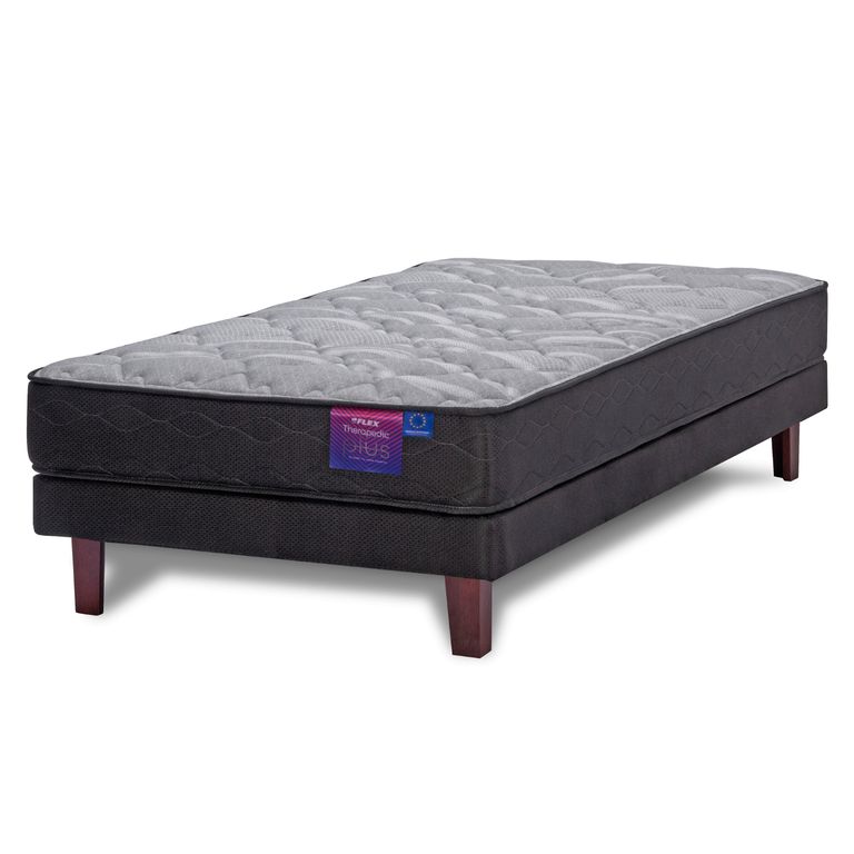 FLEX Cama 1 plaza Europea Therapedic Plus Negro