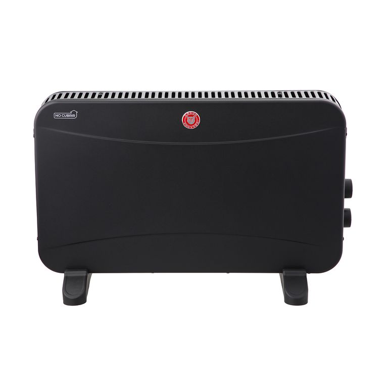 Convector Eléctrico 2000 W Convección HMP 2000 Negro