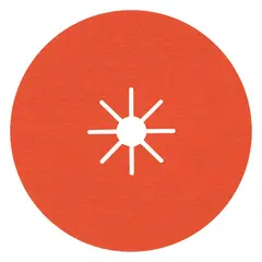 BOSCH - Disco Fibra R782 Ø180Mm - Grano 80 - X25 Unidades