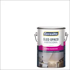 CERESITA - Óleo Ópaco 1 galón(es) Mate Blanco