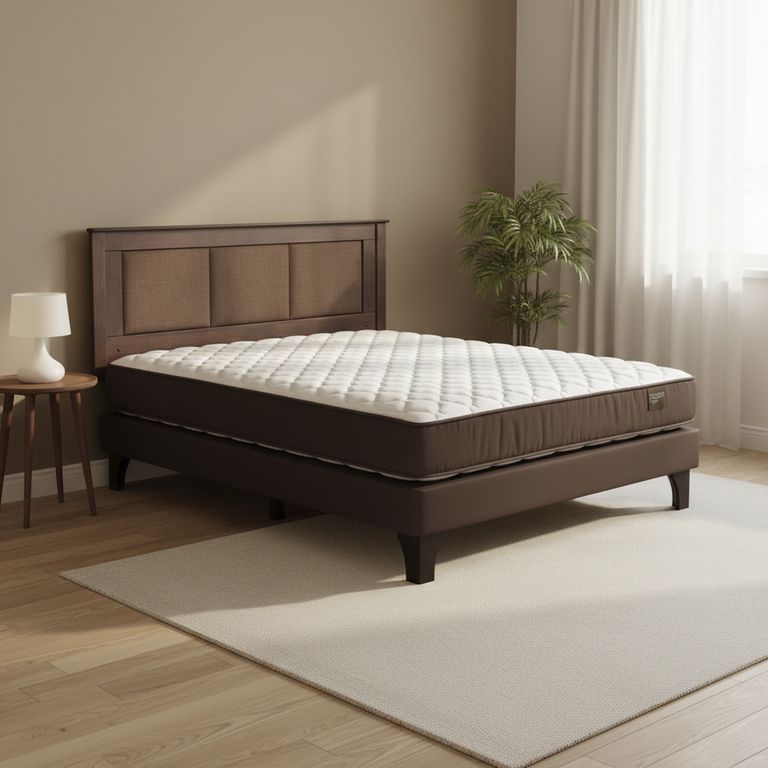 ROSEN Cama 2 Plazas Europea Ergo T + Respaldo