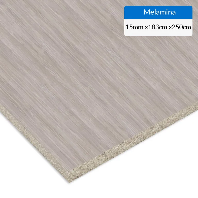 Melamina Pinot gris 15 mm 183x250 cm