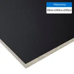 IMPERIAL - Melamina Negro 18 mm 183x250 cm