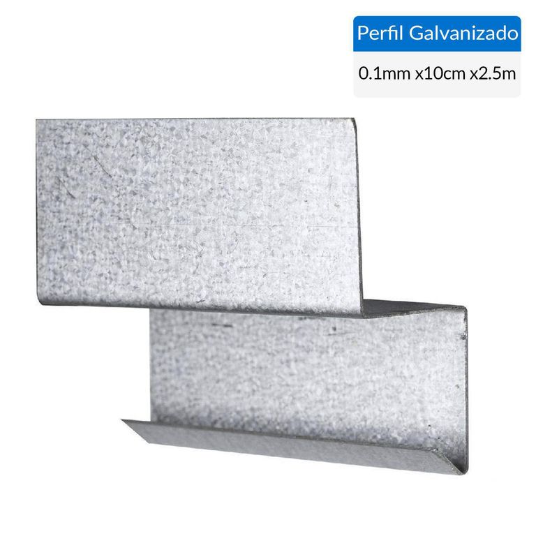 Acero Galvanizado 100x100x0.5 mm 2.5 m