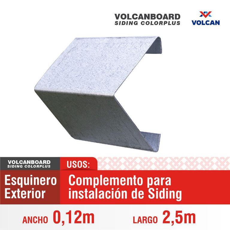 Acero Galvanizado 120x120x0.5 mm 2.5 m