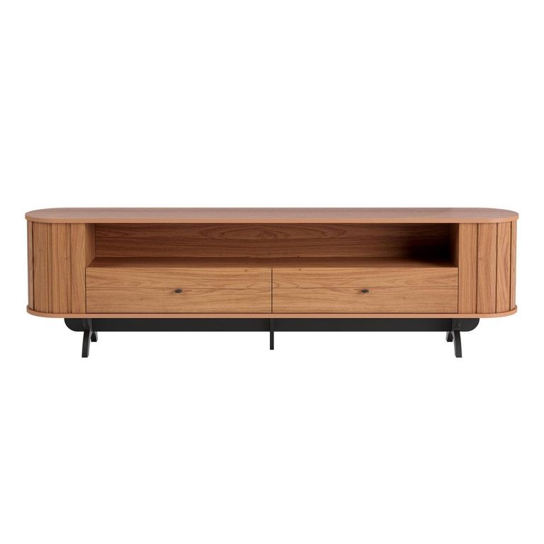 Rack TV" 60 " 2.2 Castaño 220x62x35 cm