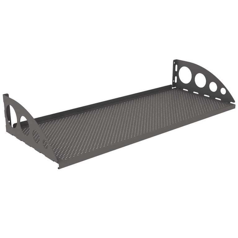 Repisa Click Matisse Acero 1 Nivel(es) 22x4x62 cm Gris