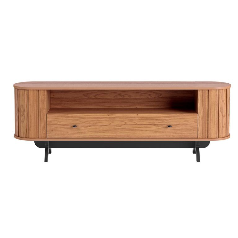 Rack TV" 50 " 1.8 Castaño 35x65x180 cm