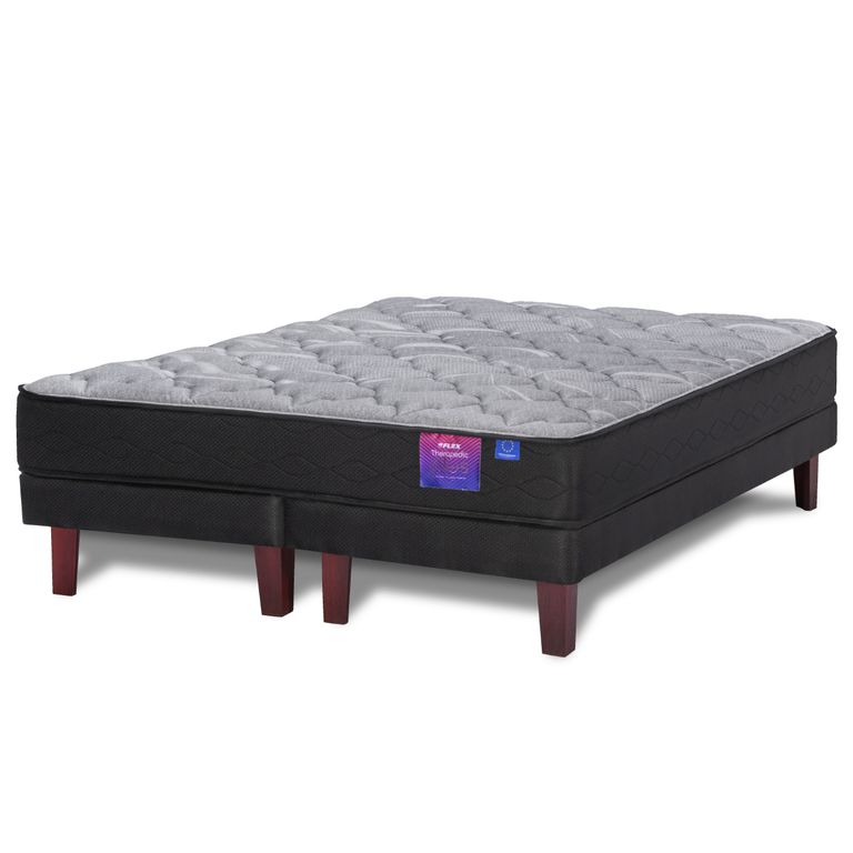 FLEX Cama 2 plazas Europea Therapedic Plus Negro