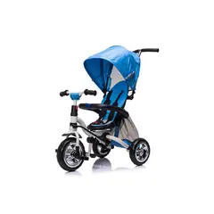 KIDSCOOL - Triciclo Evolutivo Plegable Canopy Azul Desde 13 meses