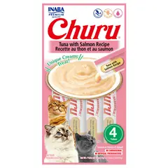 CHURU - Snack puré gatos atún con salmón 56 gr