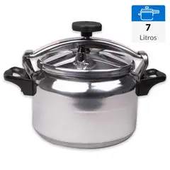 DORAL - Olla a presión 7 Litros Aluminio Fast Cook