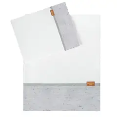 BE DESIGN - Juego de Sábanas Coche/Cuna Kidscool Infantil Gris