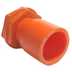 HALUX - Terminal con Tuerca PVC 50 x 50 mm