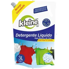 KLEINE WOLKE - Recarga Detergente Líquido 3 Litros Aroma Fresco
