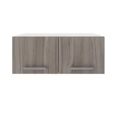 TECNOMOBILI - Mueble de cocina aéreo 2 Ptas Blanco/Carvalho 22,5x63x31,6 espesor 15mm