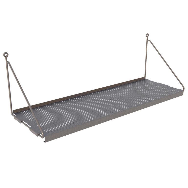 Repisa Angolo Acero 1 Nivel(es) 62x21x21 cm Gris