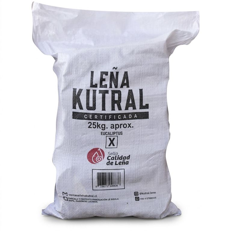 Saco de leña 25 kilos