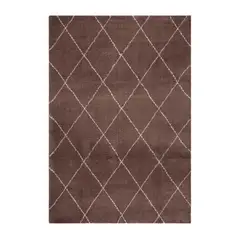 DIB - Alfombra Grande Mercury 190x290 cm Poliéster Café