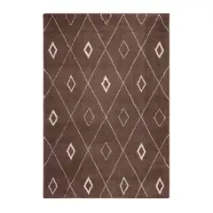 DIB - Alfombra Grande Mercury 190x290 cm Poliéster Café