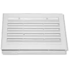 DVP - Celosía de ventilación Beagle 30x20 cm blanco
