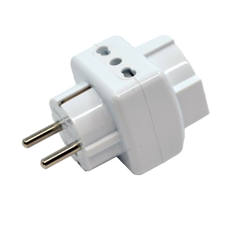 Adaptador bipaso triple