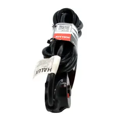 HALUX - Alargador 6 Toma(s) 3 m Negro