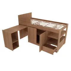 TECNOMOBILI - Cama 1 plaza de Estructura CM8021.0001 Almendra