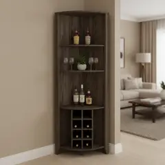 TUHOME - Bar Esquinero Essential 49x180.6x49 cm