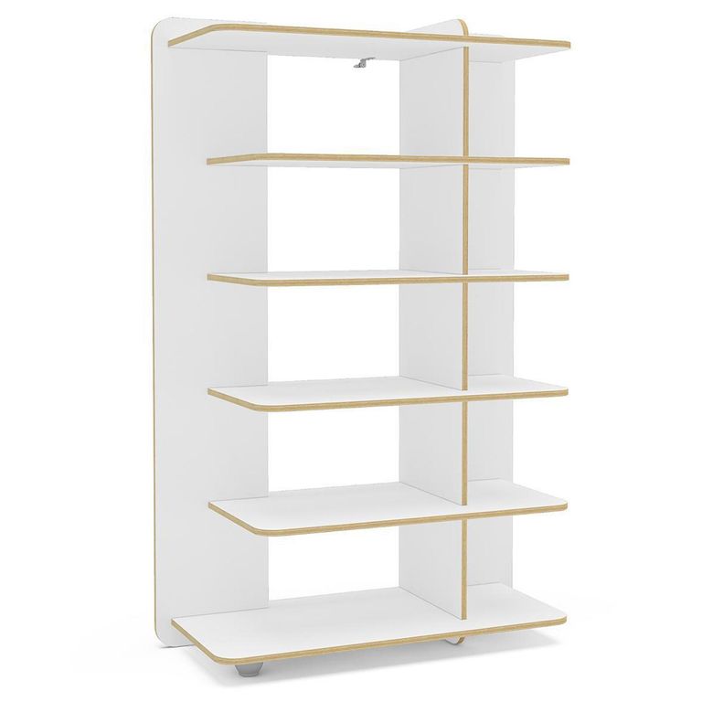 Estante Lis Light MDP 6 Nivel(es) 43.5x150x97 cm Blanco