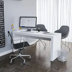 VEKKAHOME - Escritorio Río Blanco 160x75.5x62 cm