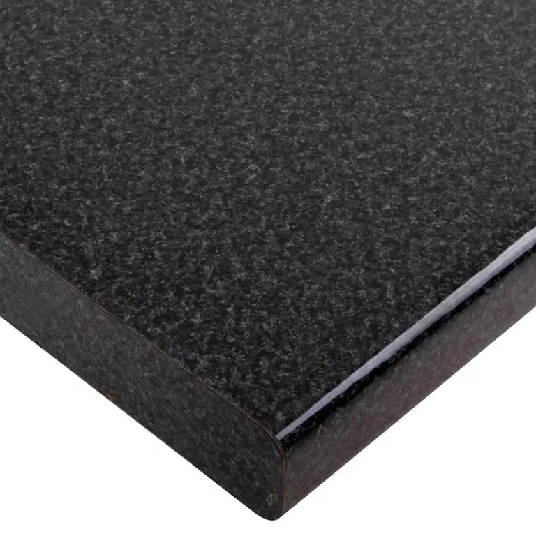 Cubierta Postformada 62x240 cm de Melamina Granito Negro