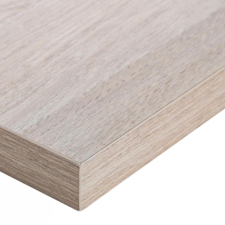 Cubierta Recta Compacta 62x240 cm de Melamina Savannah Oak Weat