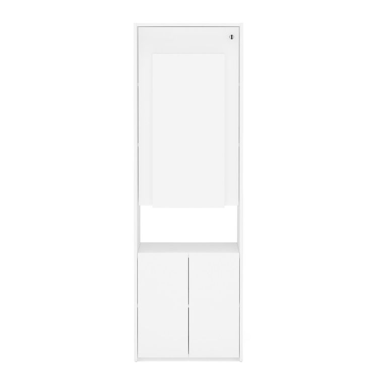 Mueble De Cocina Mesa Plegable Blanco 113x53x167 cm