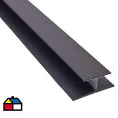 GRUPO CUBICO - Angulo de Unión Metálico Exterior - Negro