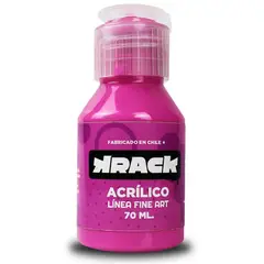 KRACK - Pintura Acrílica Rosado Chicle 70 ml