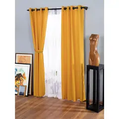 DORAL - Combo Cortina Agatha 2 PañoS/2 Velos/2 Abrazaderas