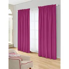 DORAL - Set cortina 140x220 cm Fucsia