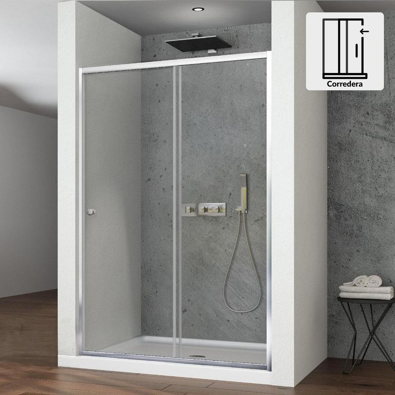 Mampara eko corredera frontal 140x190 cm