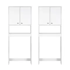 CIC - Combo 2 estante baño 2 puertas blanco