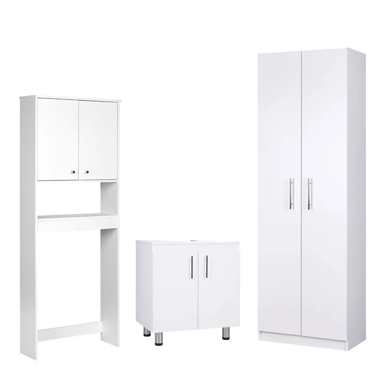 Combo Estante Vanitorio Blanco 60x180x33 cm