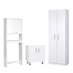 CIC - Combo Estante Vanitorio Blanco 60x180x33 cm